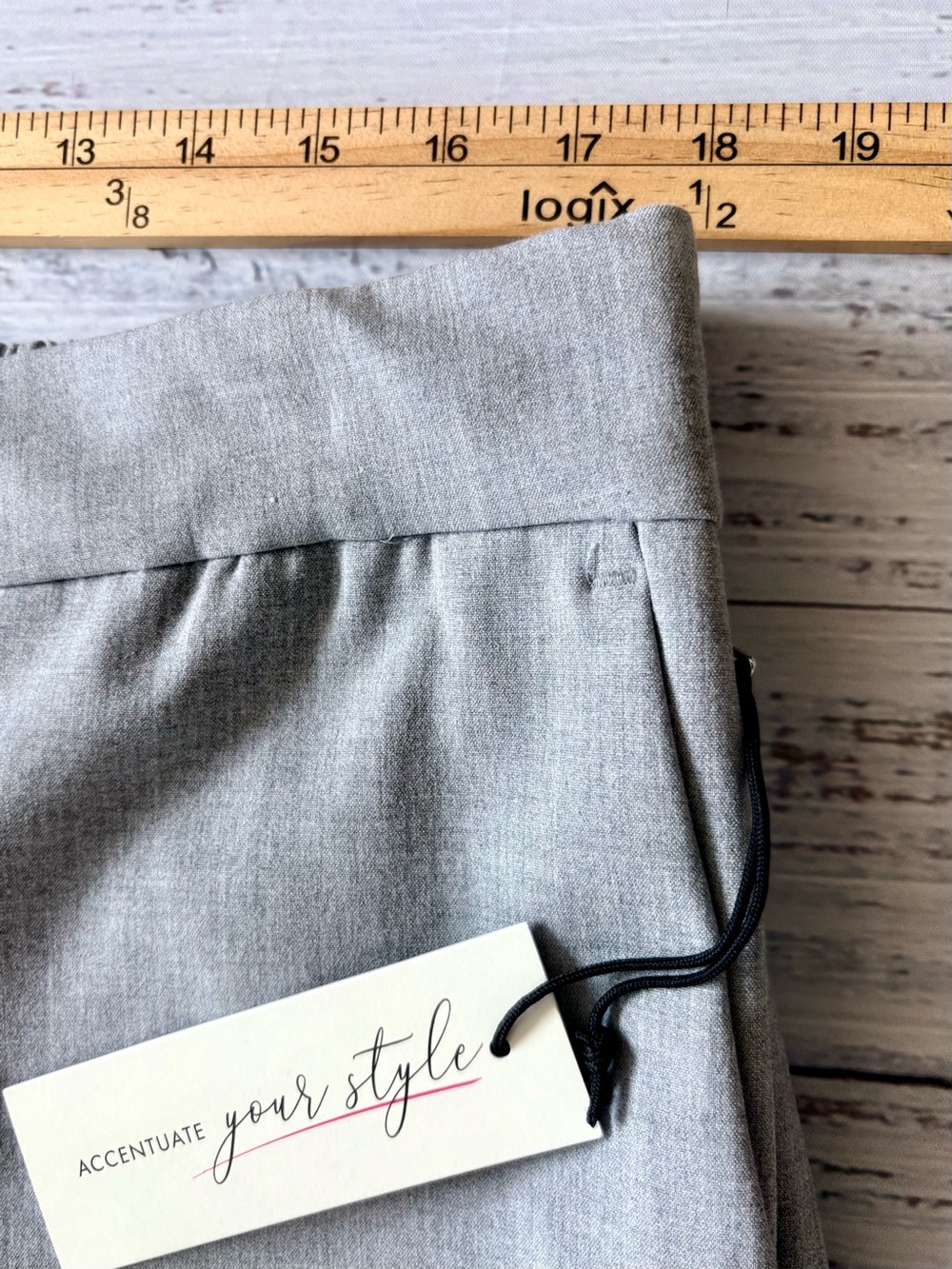 Rachel Zoe Gray Pull-On Stretch Ankle Pants NWT Plus Size 1X - Picture 5 of 11